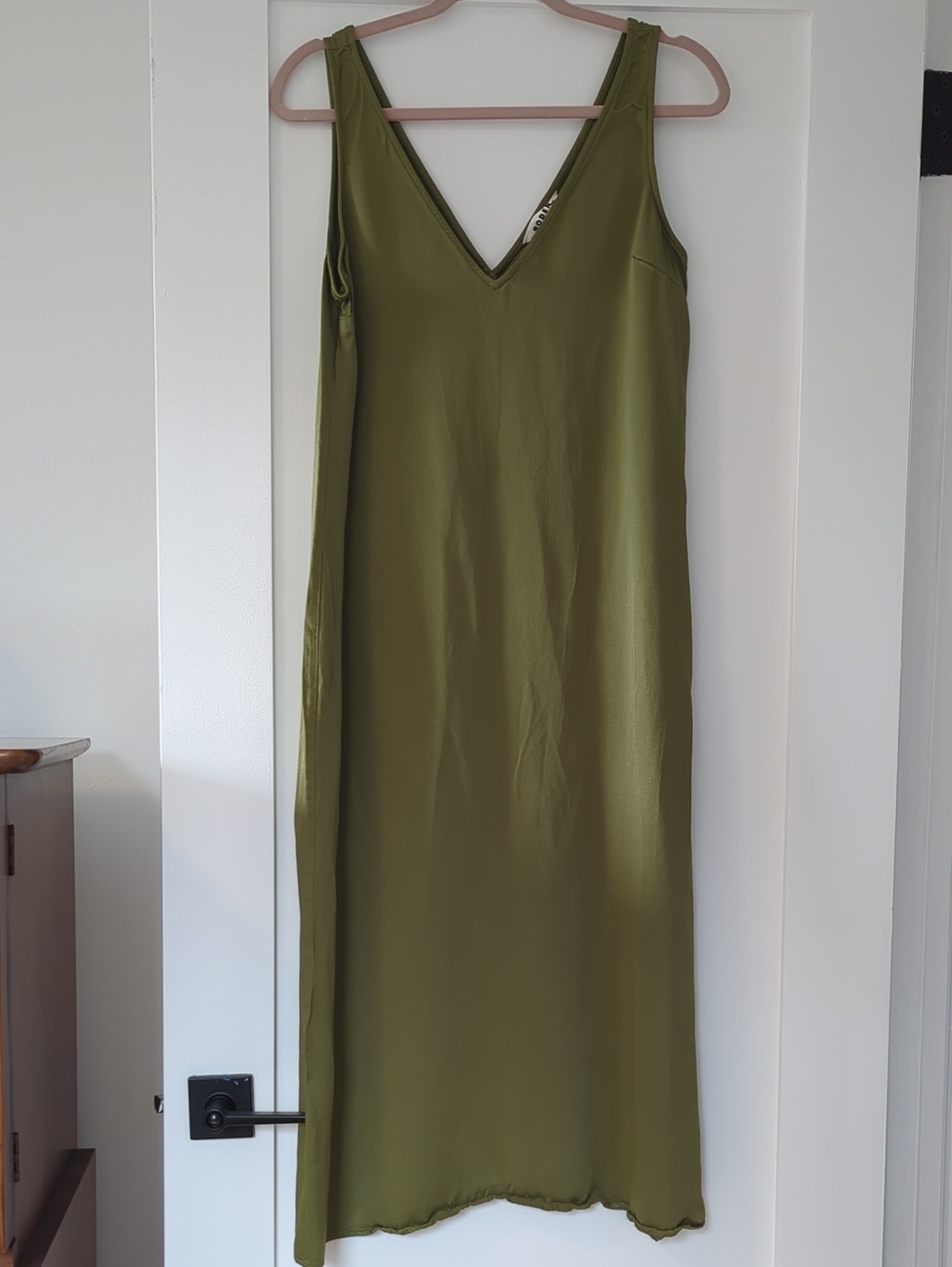 Boden Olive Green Slip Dress 12P